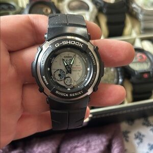 Casio G-Shock Black and Silver Watch